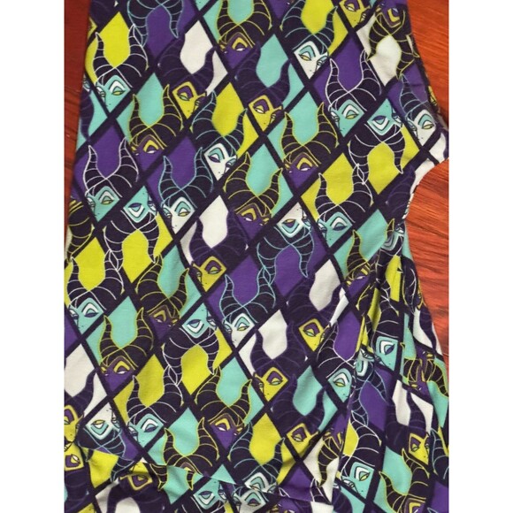 Womans  TALL & CURVY  LULAROE Leggings DISNEY MALEFICENT NEW TC SLEEPING BEAUTY - Picture 1 of 1